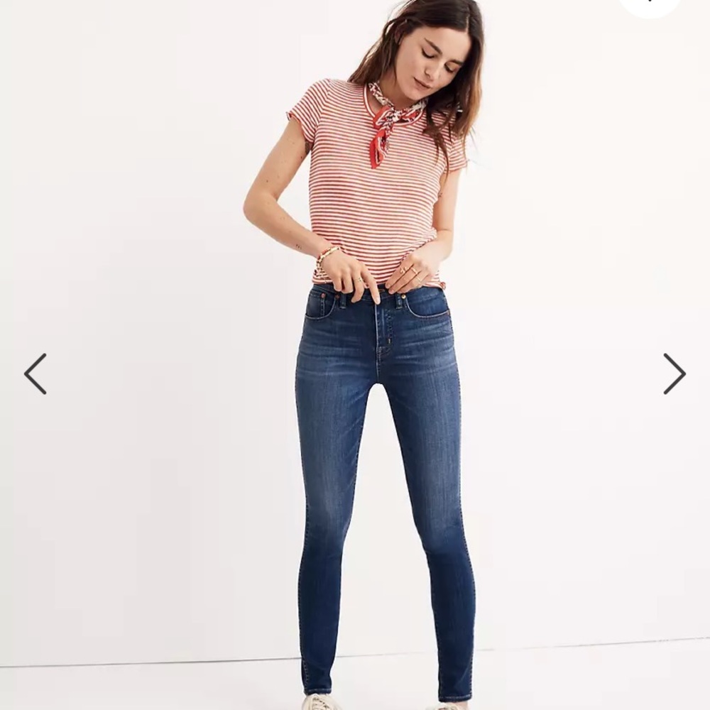 Madewell 10” Tencel skinny jeans